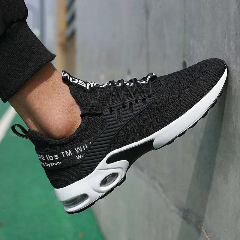 Moški športni čevlji z debelo podplatjo in modnim dizajnom, zračni in udobni čevlji, čevlji za pohodništvo na prostem, Zapatillas Hombre De Segu