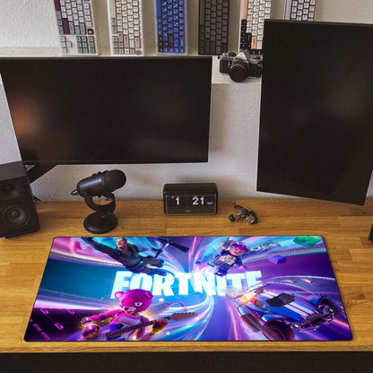 Game F-Fortnite Survival Battle Mouse Pad Large Desk Mat Keyboard Ergonomic Office Rubber PC Non-slip Anti-fray Home Custom
