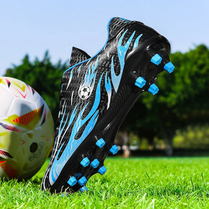 Nouvelles chaussures de football pour homme, chaussures de football professionnelles, baskets confortables pour les matchs en plein air, chaussures de sport antidérapantes pour garçons, unisexe