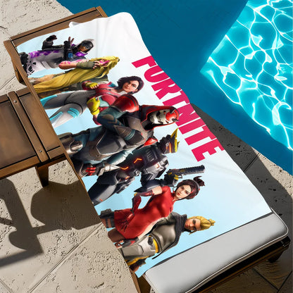 Strandtuch Badetuch schnelltrocknend leicht tragbar F-FORTNITES-ES Sauna Camping Schwimmen Game Pool Reise