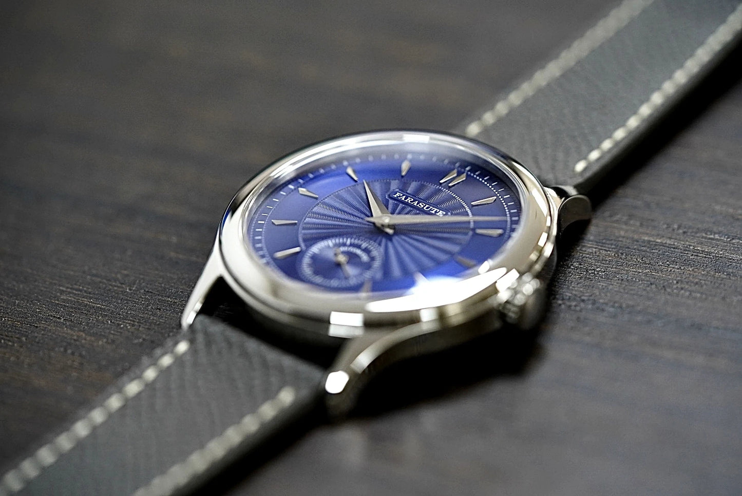 FARASUTE Luxury Mechanical Watch 316L Stainless Steel Case Hangzhou Customized Movement Small Second Hand Dial Men's Watch Gift