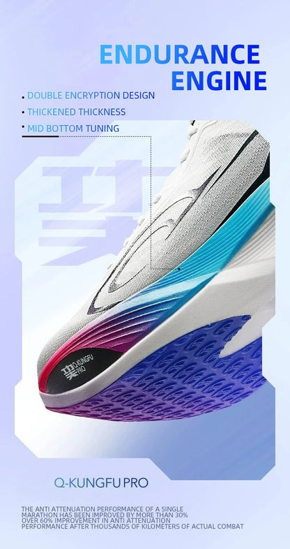 QIAODAN Feiying PB3 Enhanced Edition Professional Marathon Carbon Board hardloopschoenen herensneakers QDB023251299T