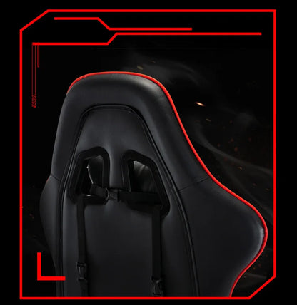 Ergonomic Gaming Office Chair Racing Style Computer Chair with Adjustable Height, Comfortable E-Sports Desk Chair for Home Office, PC Gaming & Work