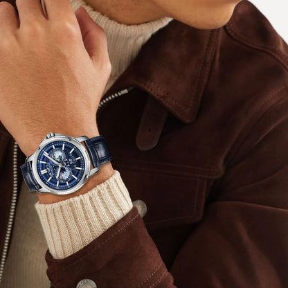 BORIAGE(BOAIJIUA) vollautomatische mechanische Herrenuhr mit Originaldesign, wasserdichte leuchtende mechanische Armbanduhr