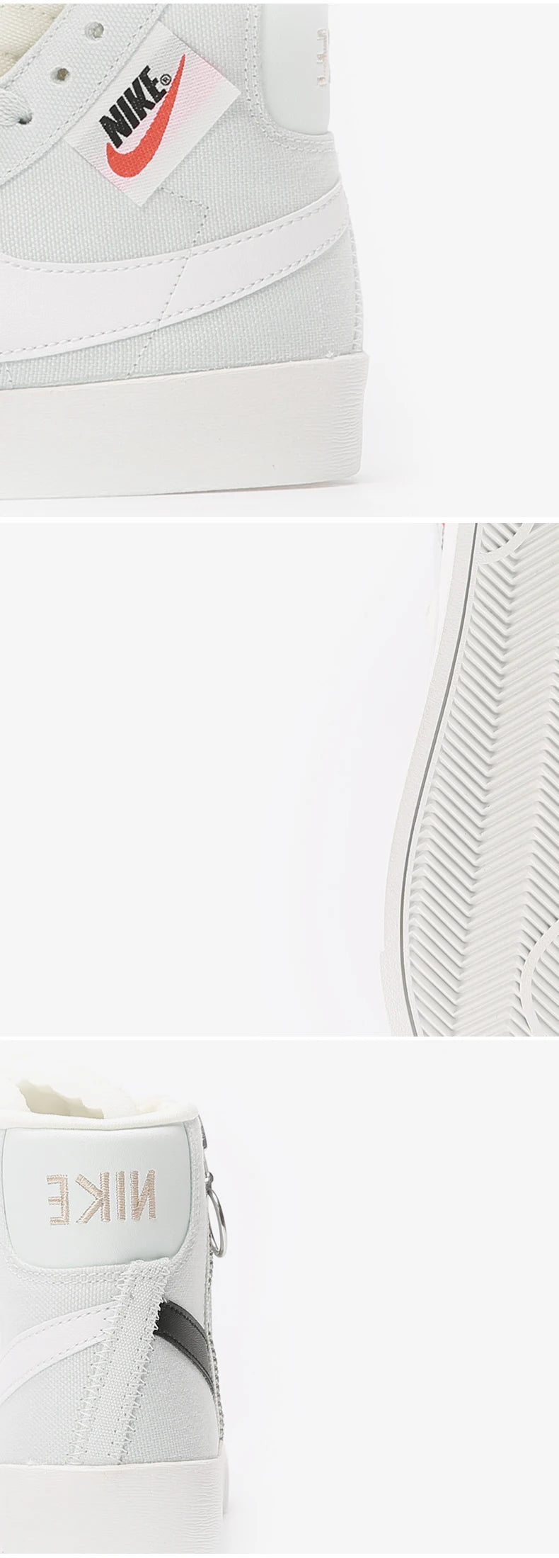 Nike genuíno Seasonal New — sapatilhas casuais de cano alto para mulher BQ4022-400