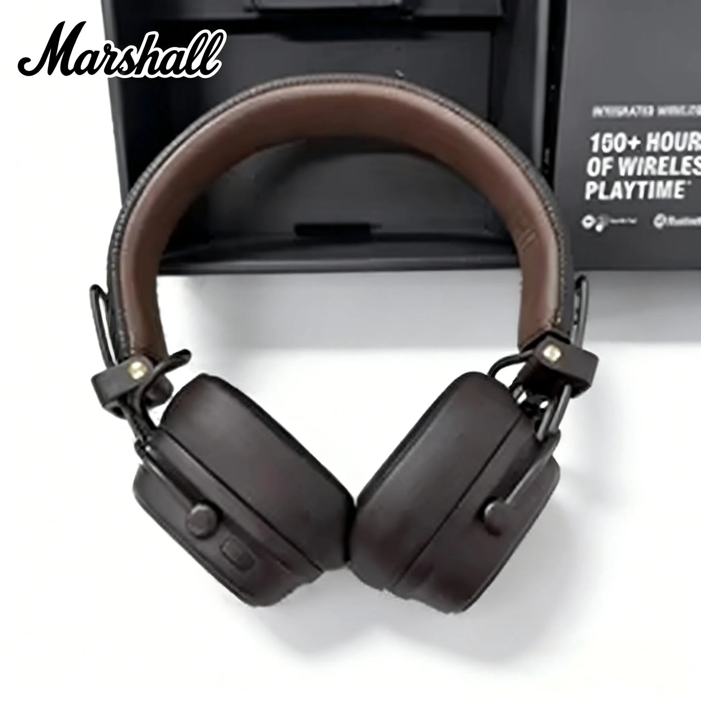 Marshall Major V On-Ear-Bluetooth-Kopfhörer – Kabelloses, faltbares Headset mit tiefem Bass und Mikrofon für Sport, Gaming und den Alltag