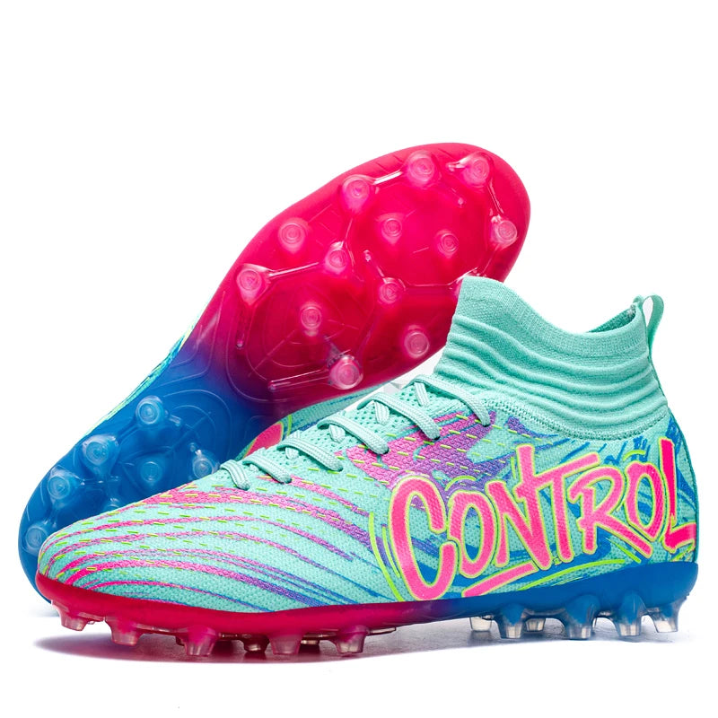 Uomo Donna Scarpe da calcio Scarpe da calcio per esterni Scarpe da calcio antiscivolo per campi da calcio Scarpe da futsal ultraleggere Scarpe da calcio con tacchetti TF/FG