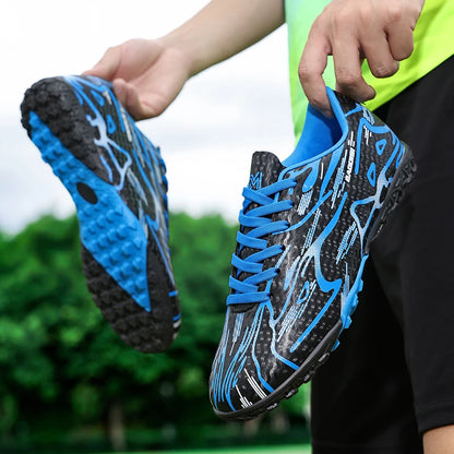 Moški nogometni čevlji, športni trening, nogometni čevlji, mehki, ultralahki, dihalni, profesionalni športni copati, unisex, čevlji s špicami za travo, za tekmo
