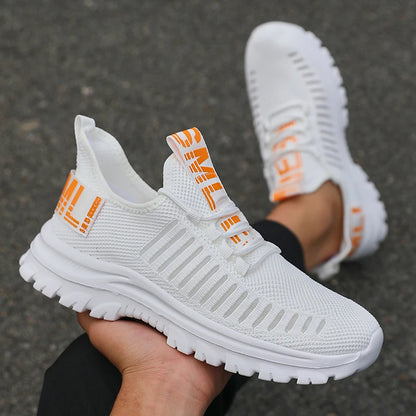Adidași de vară antiderapanti pentru bărbați, confortabili și respirabili, pantofi de alergare pentru cupluri, pantofi sport Tenis pentru femei, albi, adidași de mers pe jos pentru bărbați