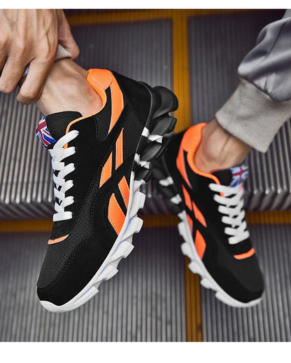 New Men's and Women's Running Shoes Breathable Casual Sneakers Anti-slip Vibration Comfortable Outdoor Sports Walking Shoes 36-48