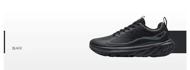 Xtep Men's Running Shoes Lightweight Breathable Shock Absorption Wear-Resistant Durable Cushioned Sneakers 875419110002
