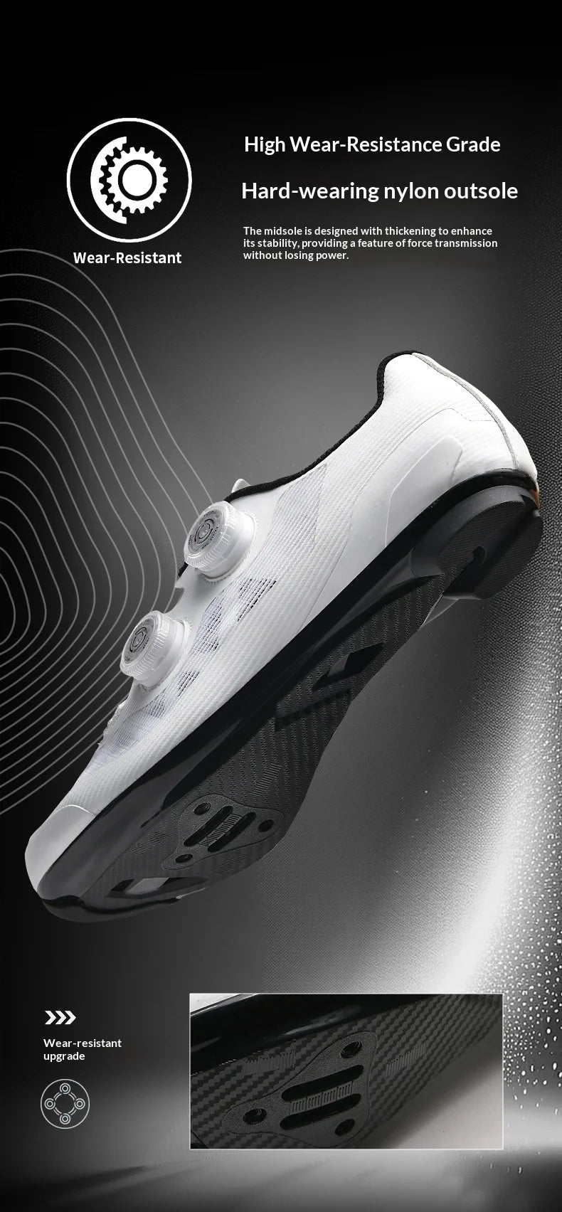 Men's Ultra Light Road Mountain Cycling Shoes, Professional MTB, SPD Self-Locking Cycling Shoes, Women's Road Cycling Shoes