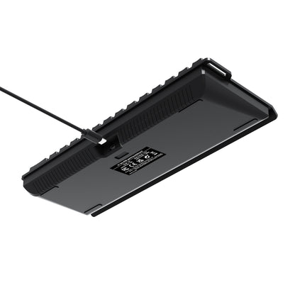 60% compact wired keyboard with RGB backlighting and gradient keycaps suitable for Windows tablets, laptops, and gamers.