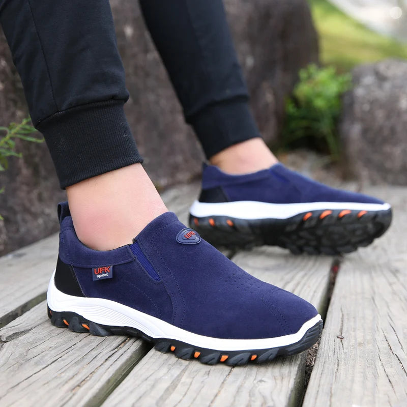 Čevlji za prosti čas, pohodništvo, kampiranje, tek, jogging in šport za moške – protizdrsni mokasini in pohodniški čevlji v velikih velikostih 38–50