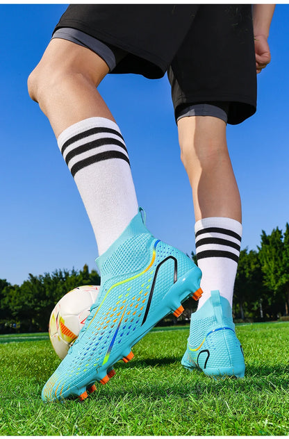 Moški nogometni čevlji Visokokakovostni nogometni čevlji Ženski Unisex čevlji za futsal Ultralahki profesionalni TF/FG športni čevlji