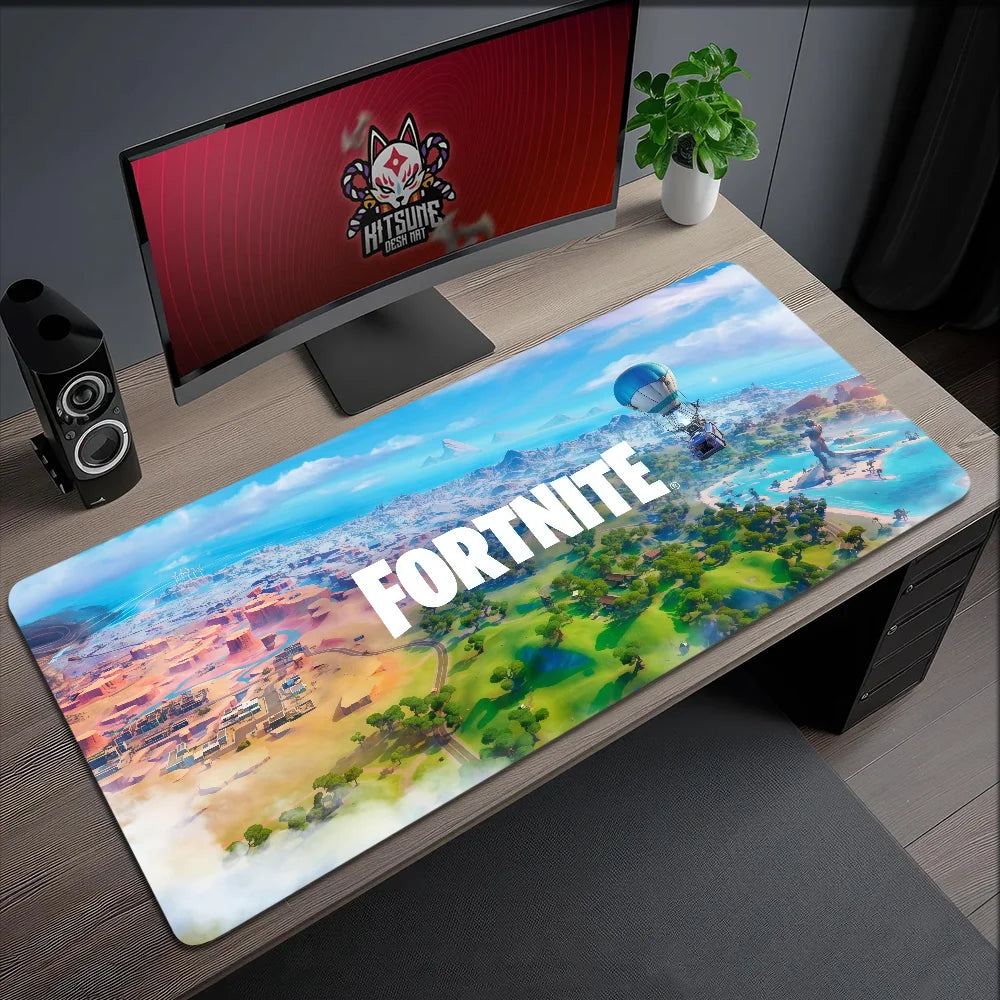 Mouse Pad Shooting Mouse Pad Non-slip Lock Edge Office Student F-FORTNITE Game Gaming Thickened Survival Large Writing Pad Cushion