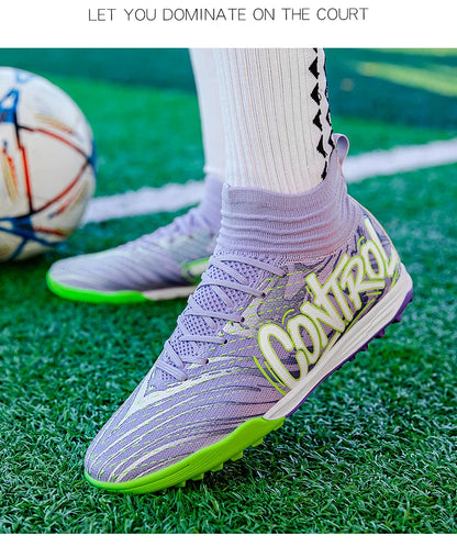 Uomo Donna Scarpe da calcio Scarpe da calcio per esterni Scarpe da calcio antiscivolo per campi da calcio Scarpe da futsal ultraleggere Scarpe da calcio con tacchetti TF/FG