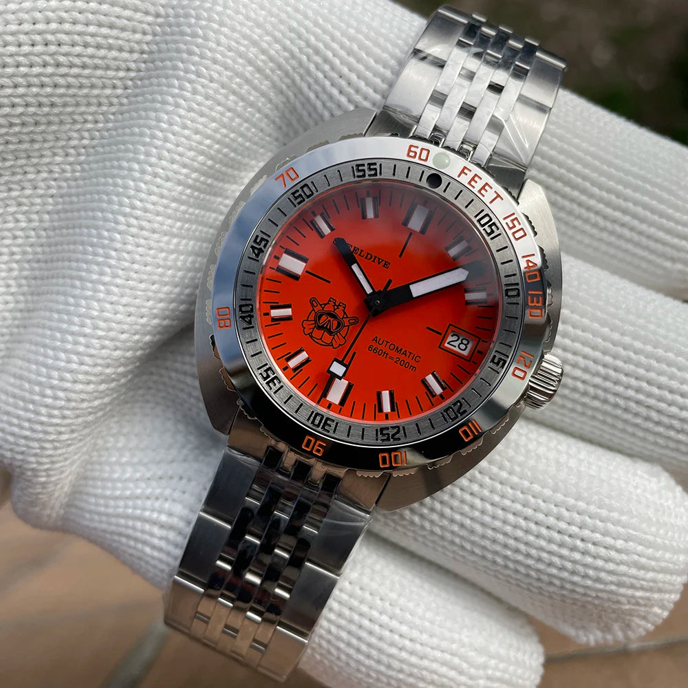 Top Brand Diver Watch Men SUB300T Automatic Mechanical Sapphire Glass Luminous Date 200m Turn Bracelet Seestern Wristwatch Retro