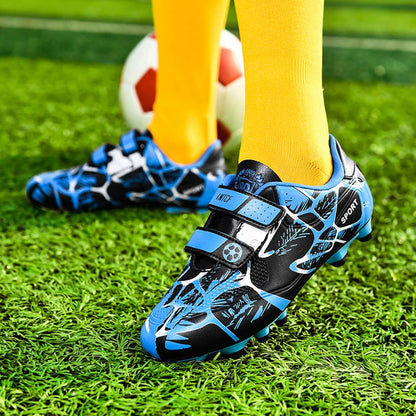 Chaussures de football pour enfants FG/TF, bottes de football pour garçons, crampons d'extérieur, crampons de futsal, chaussures de sport d'entraînement, taille 33-38