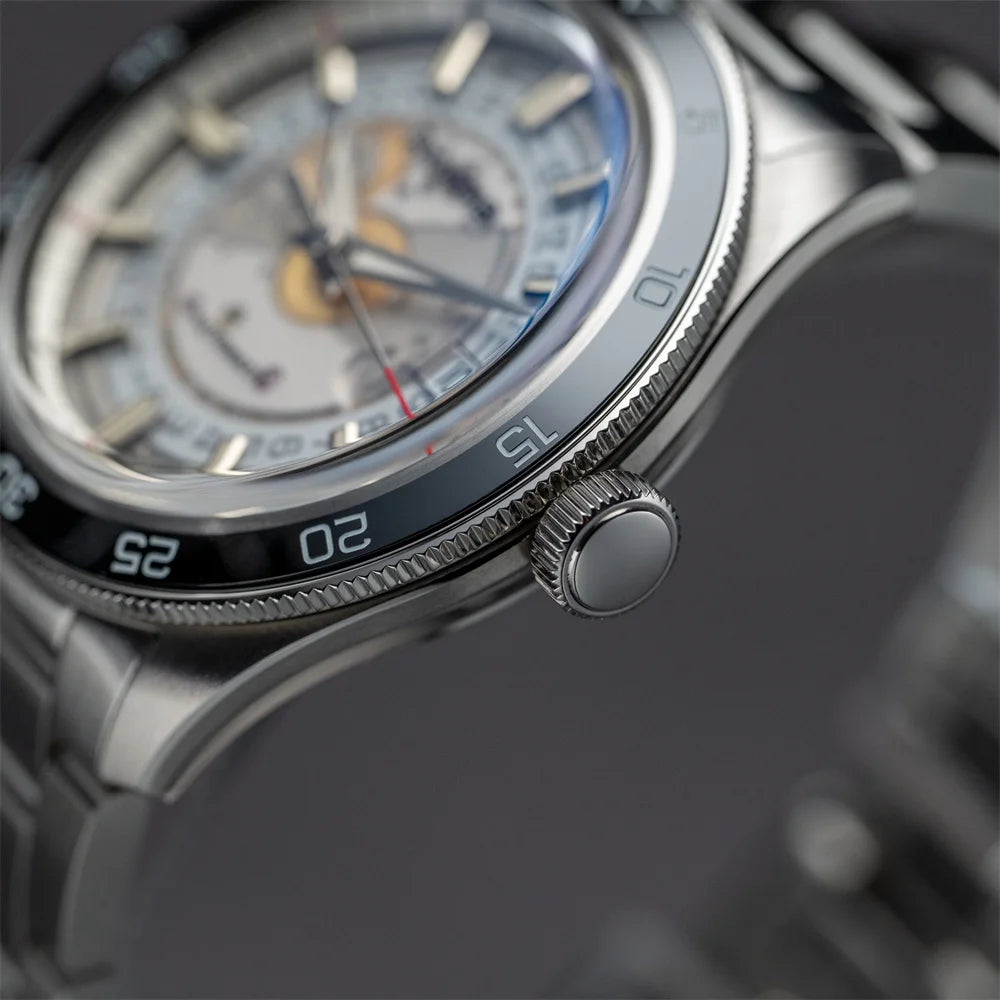 PX1701 39mm Luxury Men's Watches Business Dress Watch For Men Automatic Mechanical Sapphire Glass Date Window 200m Waterproof