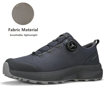 Pantofi din piele HUMTTO pentru bărbați, pentru iarnă, camping și activități în aer liber, pantofi sport pentru bărbați, bocanci de trekking respirabili, adidași antiderapanti pentru drumeții