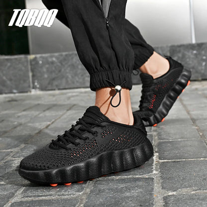 Comfortabele casual herensneakers met voetmassagetechnologie Ademende, lichtgewicht sportschoenen voor dames