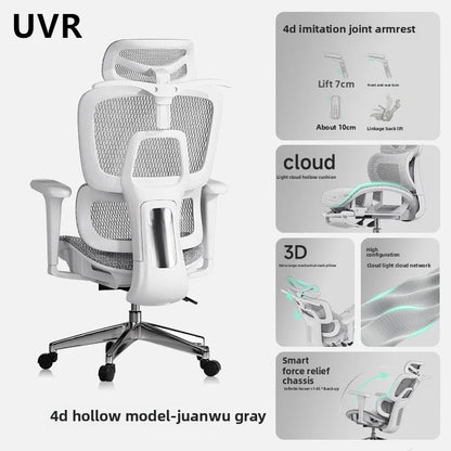 UVR Ergonomic Office Chair Adjustable Mesh Executive Chair with Armrests, Comfortable Swivel Desk Chair, Gaming & Staff Chair for Home Office