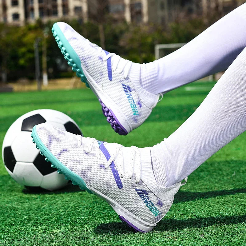 Moški nogometni čevlji Profesionalni nogometni čevlji Športni čevlji za futsal Ženski Unisex Ultralahki Visokokakovostni TF/FG športni čevlji