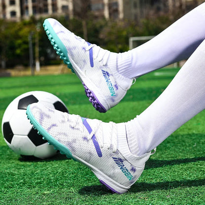 Moški nogometni čevlji Profesionalni nogometni čevlji Športni čevlji za futsal Ženski Unisex Ultralahki Visokokakovostni TF/FG športni čevlji