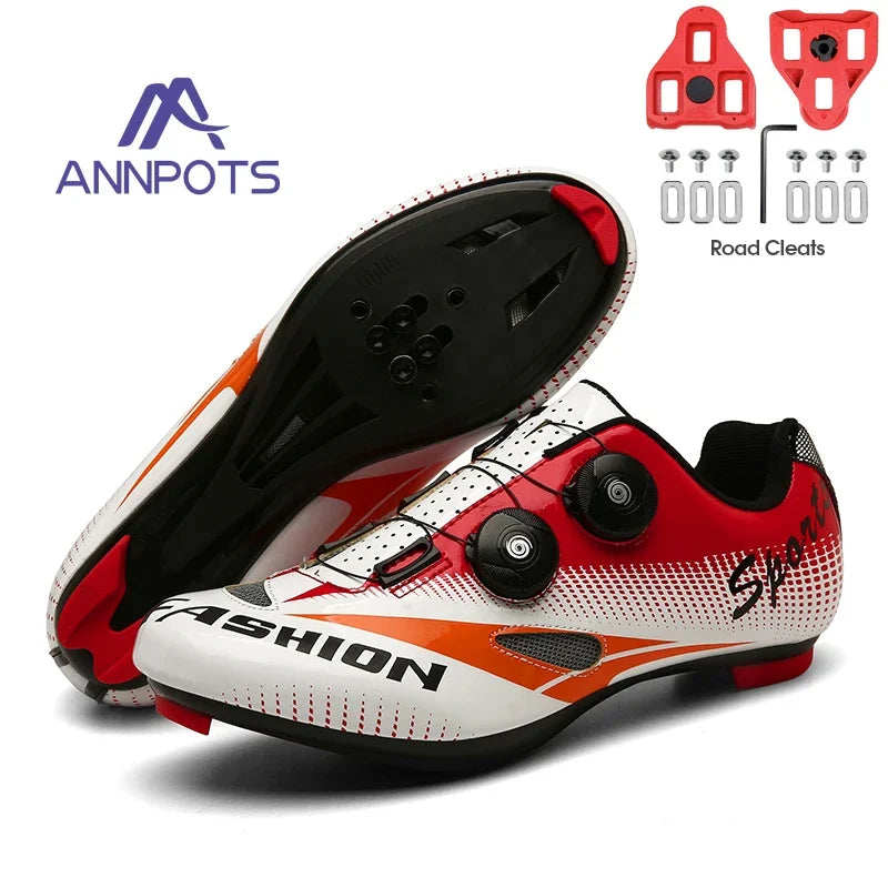2023 New Road Bicycle Shoes Men Cycling Sneaker Mtb Clits Route Cleat Dirt Bike Speed Flat Sports Racing Women Spd Pedal Shoes