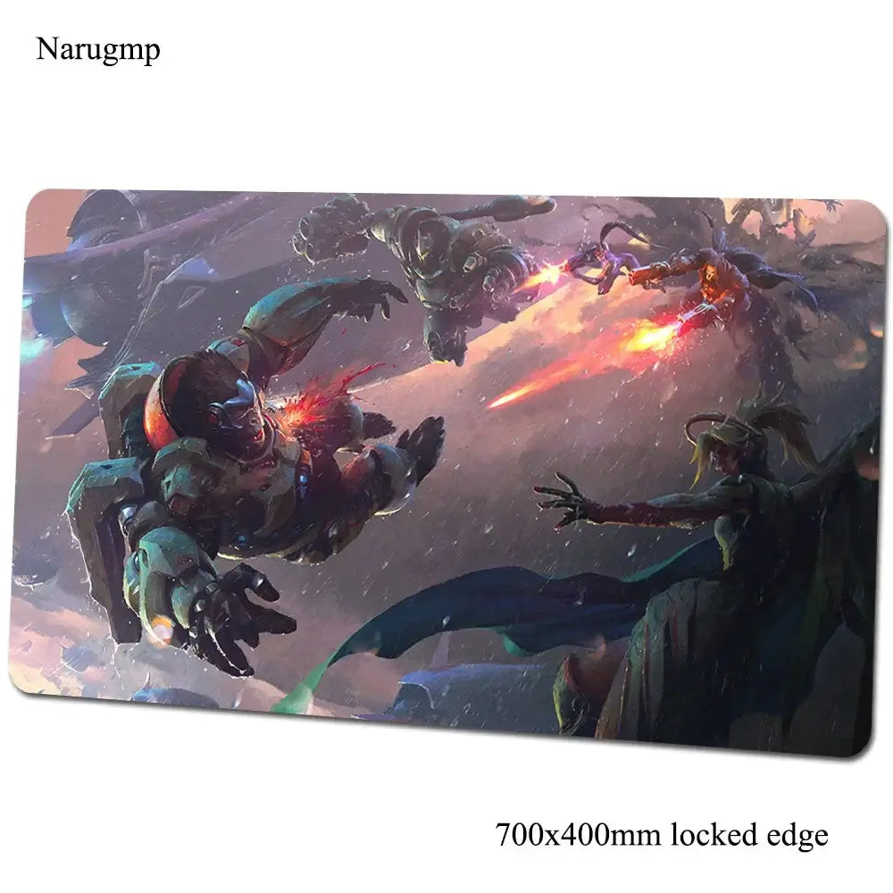 Podloga za miš Overwatch 700x400x3mm, gaming podloga za miš, anime stil, za ured i prijenosno računalo, podloga za stol, poklon za dječaka, podloga za PC gamere
