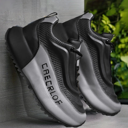 Merkbescherming: nieuwe lichtgewicht, antislip, ademende, slijtvaste hardloop- en sportschoenen voor heren, veelzijdig en geschikt voor vrijetijdsgebruik
