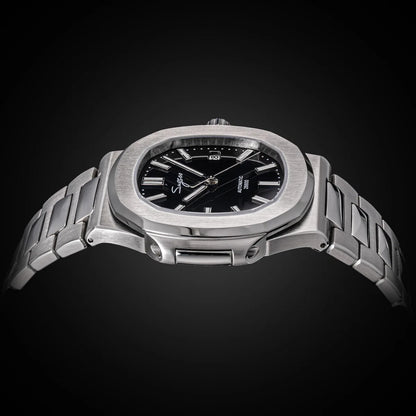 Orologio da uomo Sugess automatico meccanico, movimento Miyota 9015, quadrante MOP, luminoso, impermeabile 5bar, bracciale di lusso S466