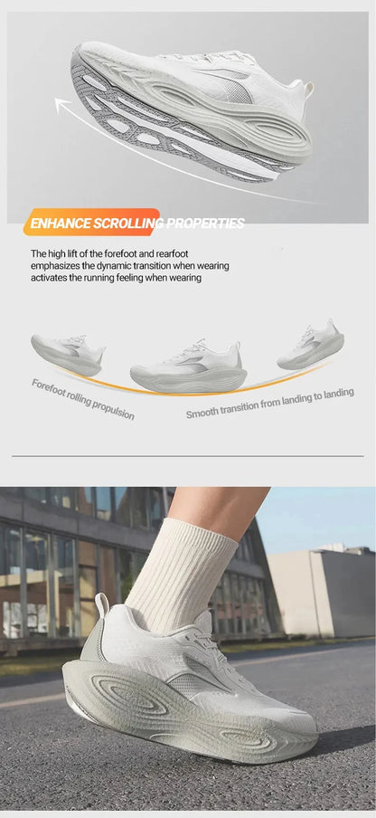 361 Degrees PopBlaze 5 Chaussures de course pour homme - Nouvelles semelles épaisses amortissantes, respirantes et antidérapantes - Baskets de jogging d'extérieur pour homme 672532212