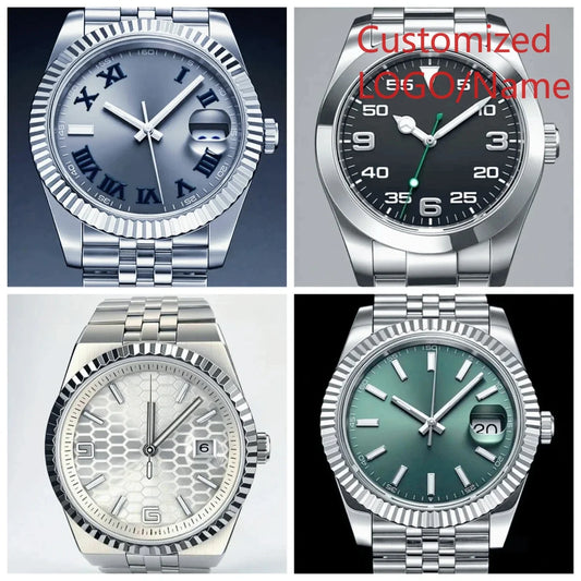 A989 Store Customized Watch Men's WomenAutomatic Mechanical Watch 36mm 40mm 904L Stainless Steel Black Blue
