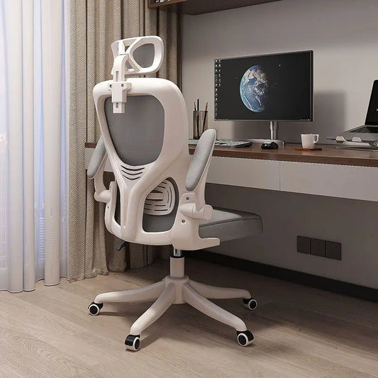 Nuova sedia da computer girevole in mesh, comfort domestico, sollevabile, ergonomica, per uso prolungato, dormitorio, ufficio, studio, gaming eSport
