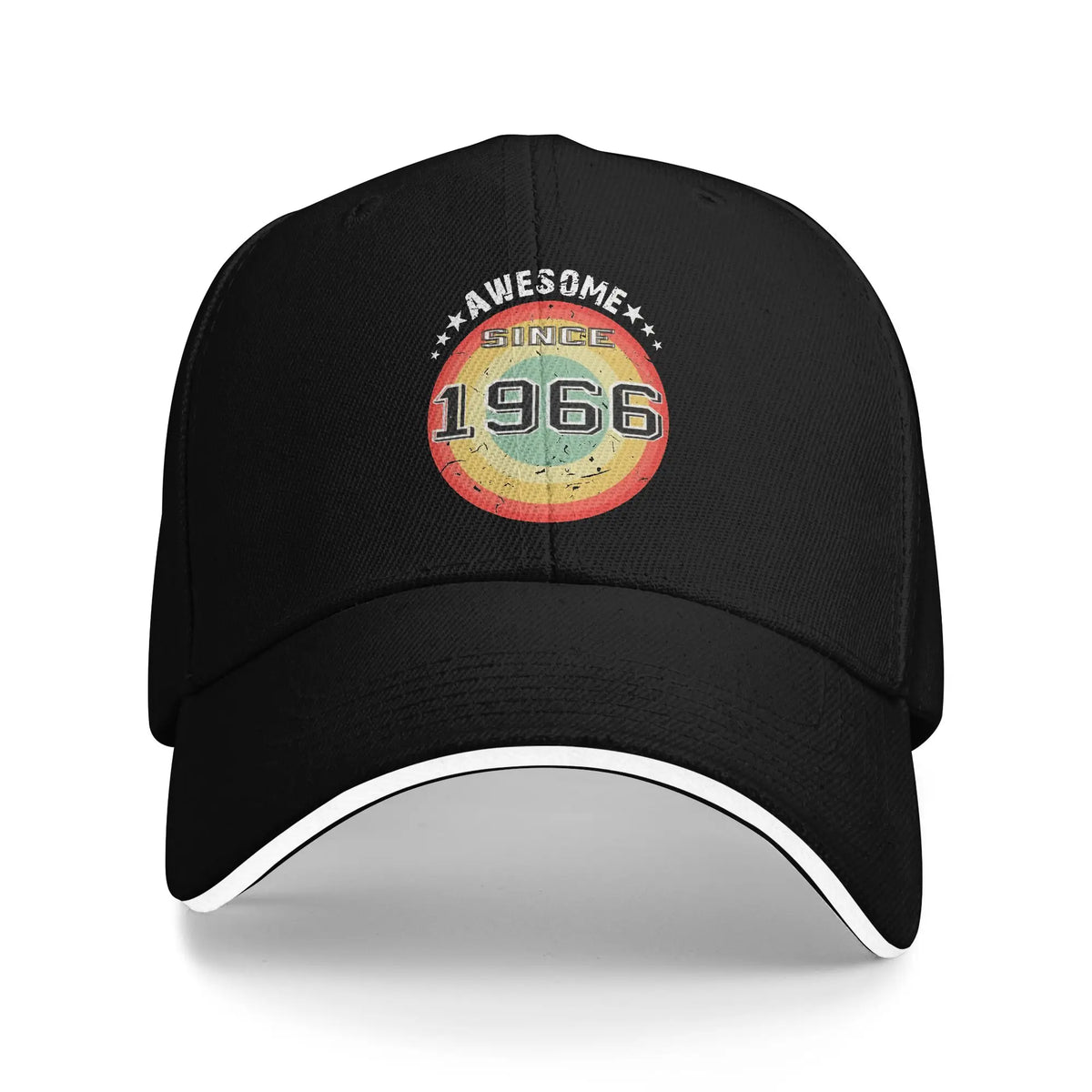 Men Women Born in 1966 vintage age 60 years old funny 60th birthday Hat Fashion Baseball Cap  Sun Hat Travel Headewear