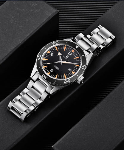Montre de luxe pour homme Corgeut, étanche à 100 m, lunette en céramique, 41 mm, verre saphir, mouvement mécanique automatique Miyota, style montre de plongée