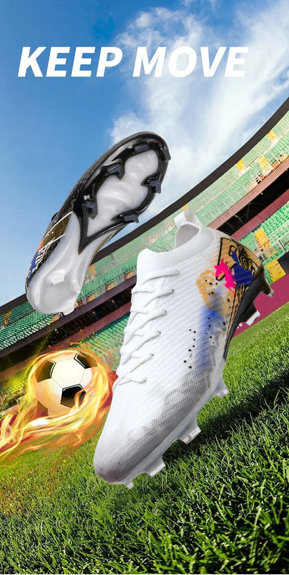 Moški nogometni čevlji za travo, ultralahki, športni, udobni, protizdrsni nogometni čevlji za odrasle, čevlji s špicami za zunanjo uporabo, športni, za futsal, trening in tekmo