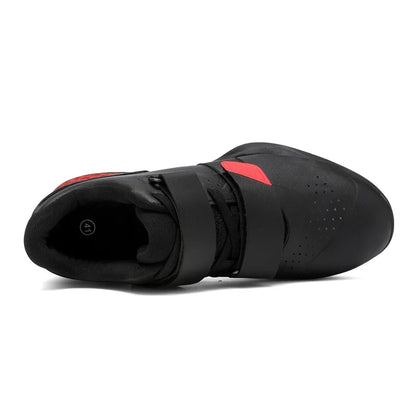 Weightlifting shoes, professional men and women powerlifting squat training shoes, hard sole gym shoes with stable heel, non-slip design