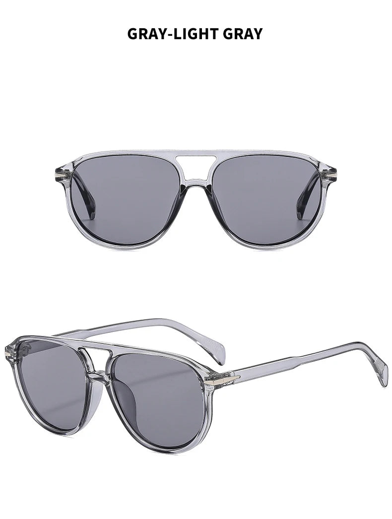 BOYSEEN Beach Sunglasses Man Summer Orange Sun Glasses UV400  Can Do Prescription Glasses Big Frame Blue Eyewear