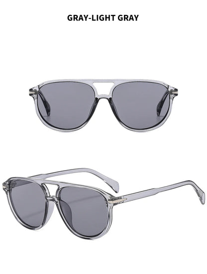 BOYSEEN Beach Sunglasses Man Summer Orange Sun Glasses UV400  Can Do Prescription Glasses Big Frame Blue Eyewear
