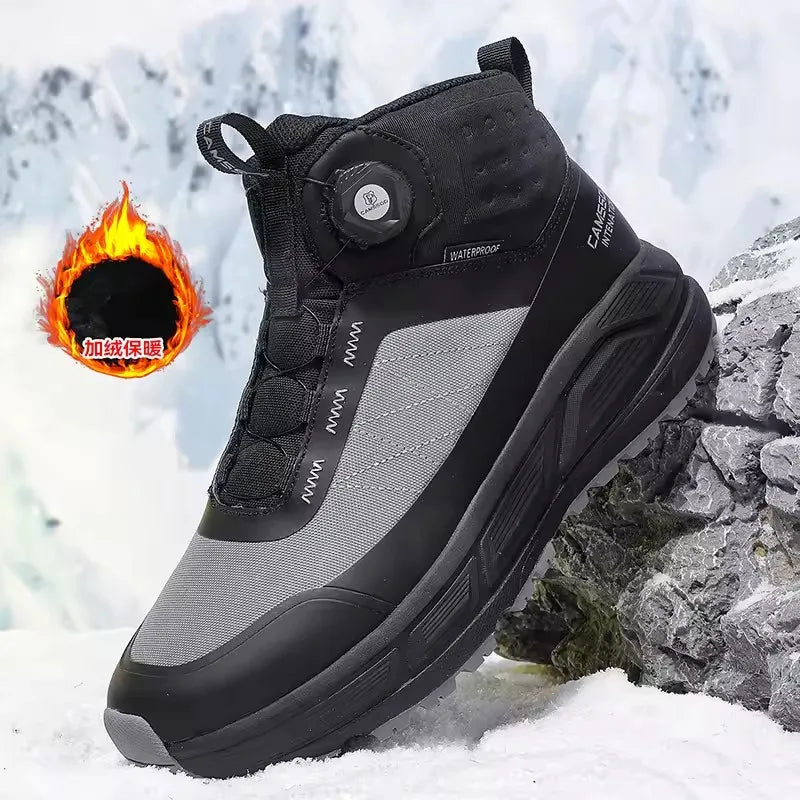 CAMSSOO Hiking Shoes Men Snow boots Outdoor Sports Climbing Shoes women Trekking Sneakers ankle boots hunting shoes travel boots