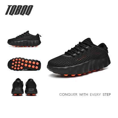Comfortabele casual herensneakers met voetmassagetechnologie Ademende, lichtgewicht sportschoenen voor dames