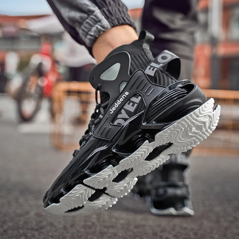 Chaussures de course respirantes pour hommes, baskets décontractées pour hommes, chaussures de tennis pour hommes, entraîneur de course, mocassins à la mode, luxe