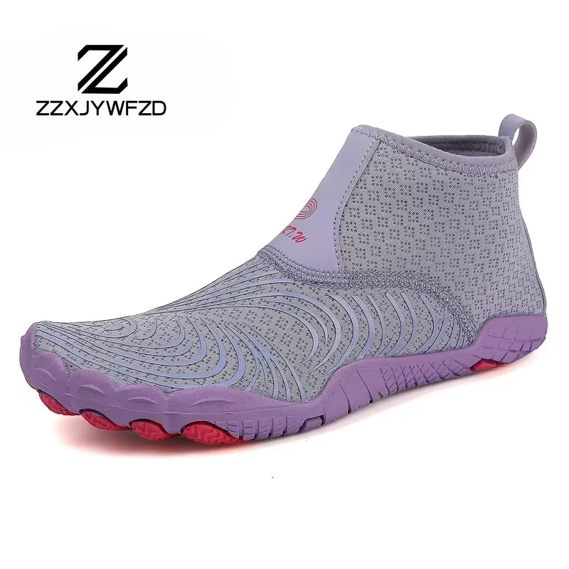Outdoor Sport Hiking Wading Sneakers Unisex Swimming Water Shoes High Top Barefoot Beach Aqua Shoes Fitness Diving Surf Sandals