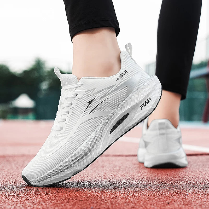 Unisex Sports Shoes Carbon Plate Walking Running Sneakers Shock-Absorbing Marathon Racing Athletics Training for Men & Women