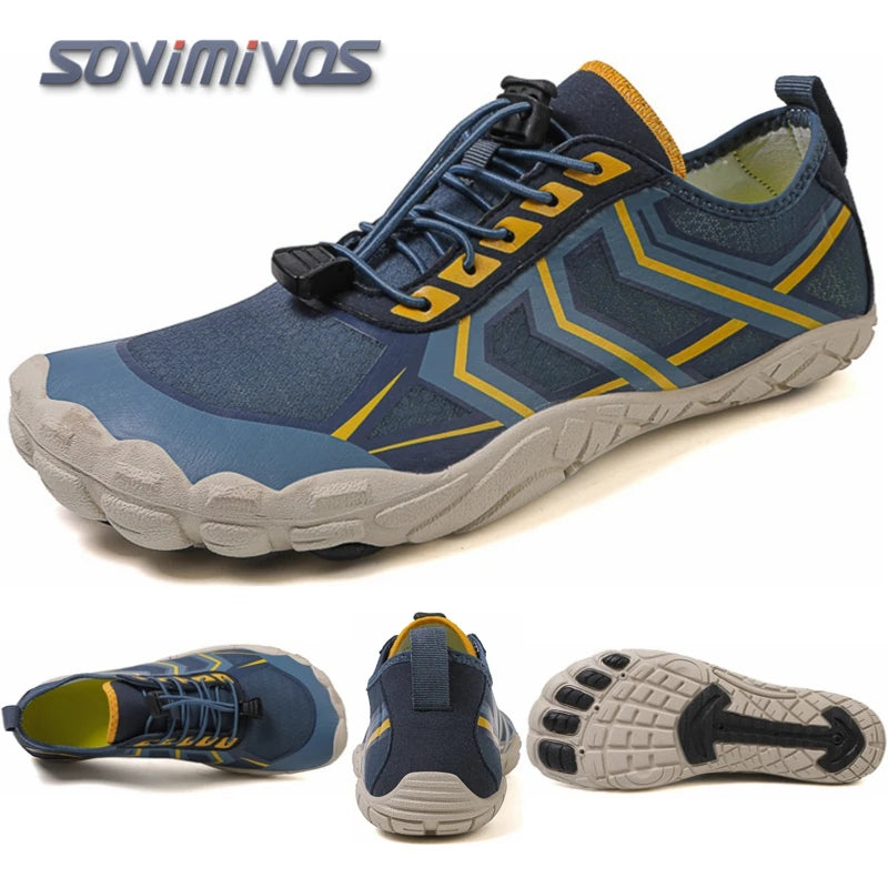 Men's Trail Running Shoes, Lightweight Athletic Zero Drop Barefoot Shoes Non Slip Outdoor Walking Minimalist Shoes for Women
