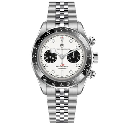 PAGANI DESIGN New Panda Men's Watches Top Luxury Quartz Wristwatches Chronograph Watch Man 2026 Gift AR Sapphire Ceramic Bezel