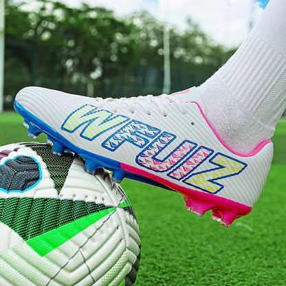 Nouvelles chaussures de football professionnelles pour garçons et filles, ultralégères, pour entraînement et match, crampons antidérapants pour gazon, livraison directe, chaussures de football pour garçons